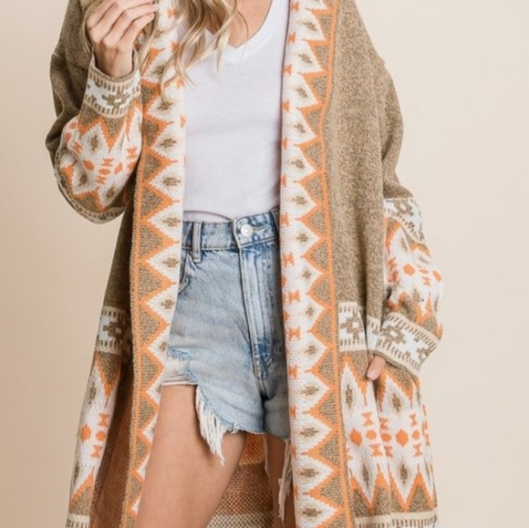 BiBi Aztec cardigan NWT - Picture 2 of 6